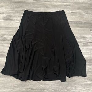 Artex Fashions Y2K Vintage Black Ruffle Skirt XL